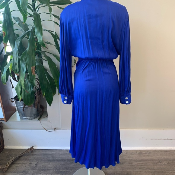 NWT Farm Rio Blue Midi Dress - Picture 9 of 12